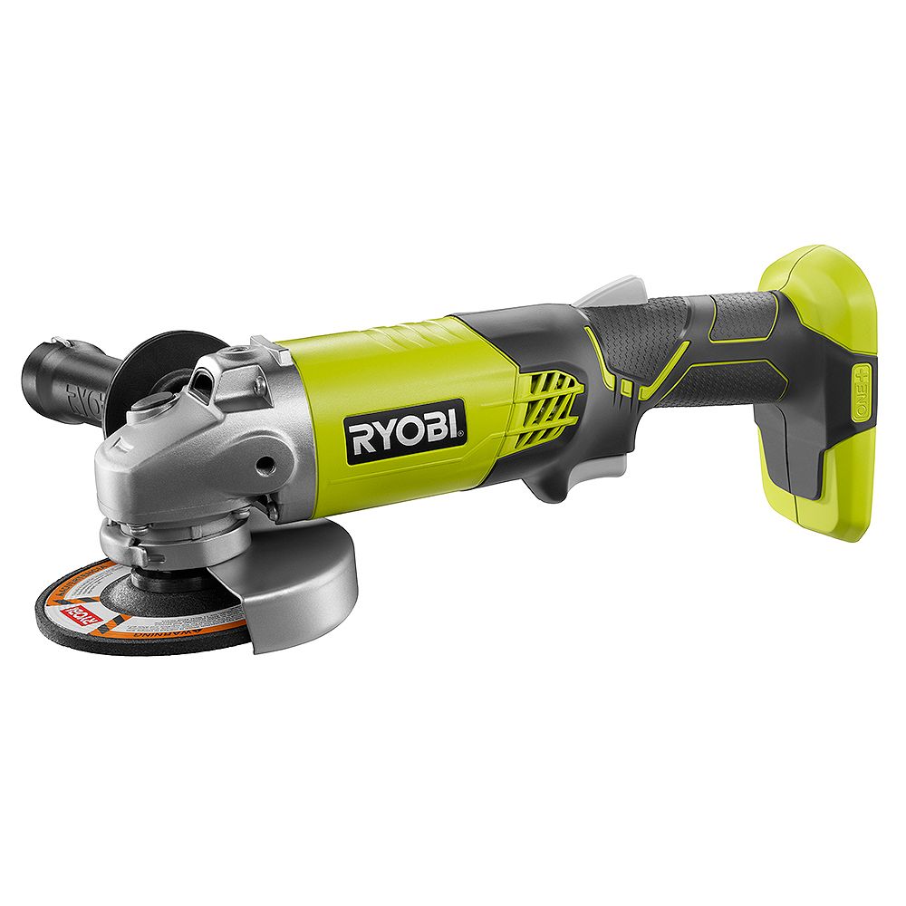 Ryobi 18v One 4 1 2 Inch Cordless Angle Grinder Tool Only The Home Depot Canada