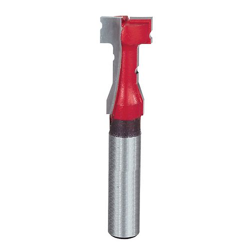 Diablo 25/64-Inch x 7/16-Inch x 1/4-Inch Shank Carbide Tipped 2 Cutter Key Hole Router Bit for Wood/Composite