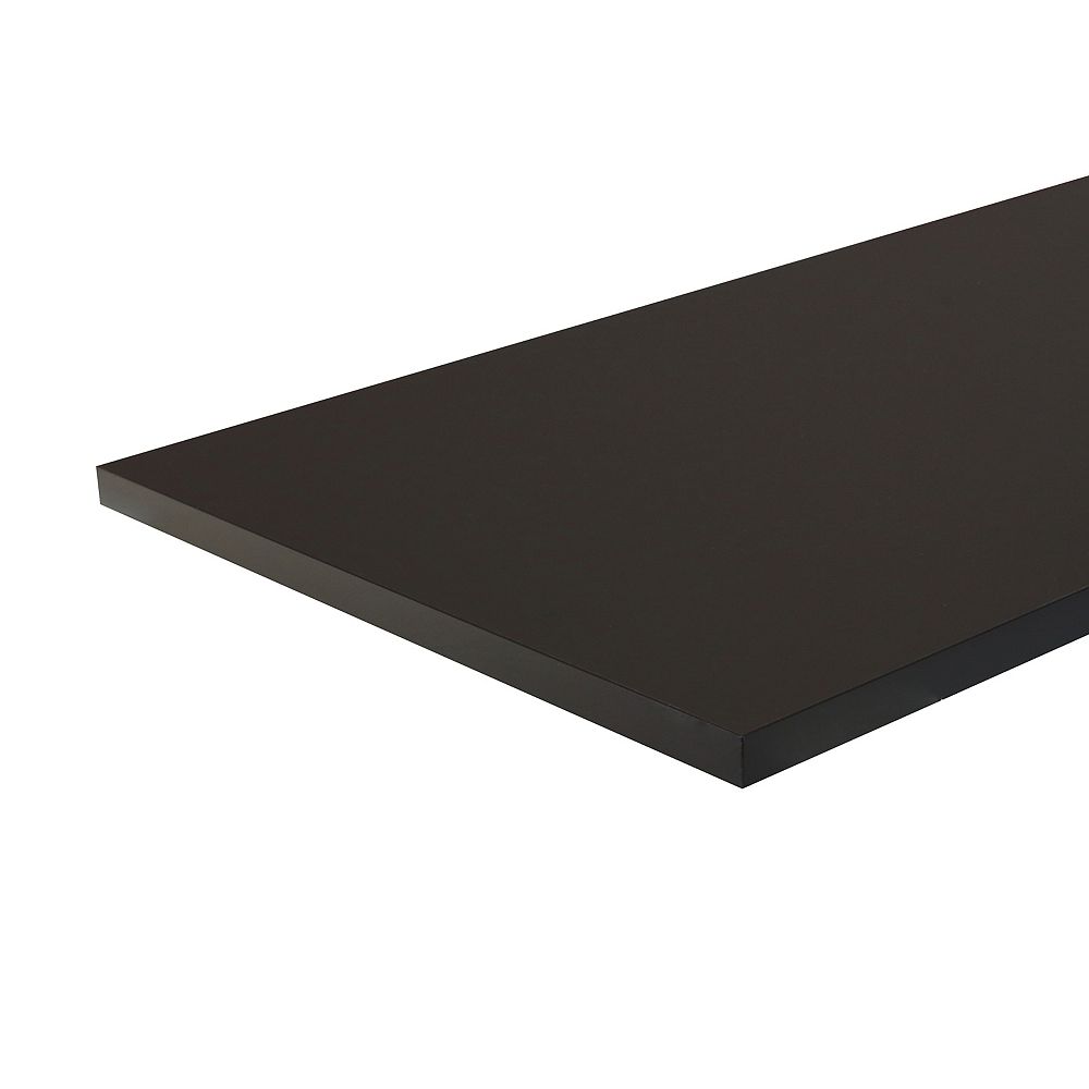 HDG 8 ft. Laminate Countertop Matte Black with ABS Edge | The Home ...