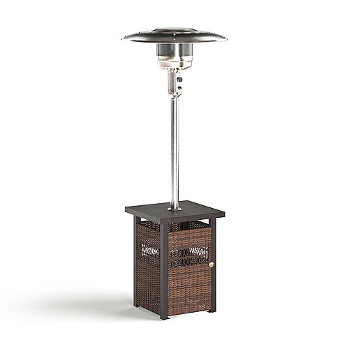 All-Weather Wicker 48,000 BTU LP Gas Patio Heater