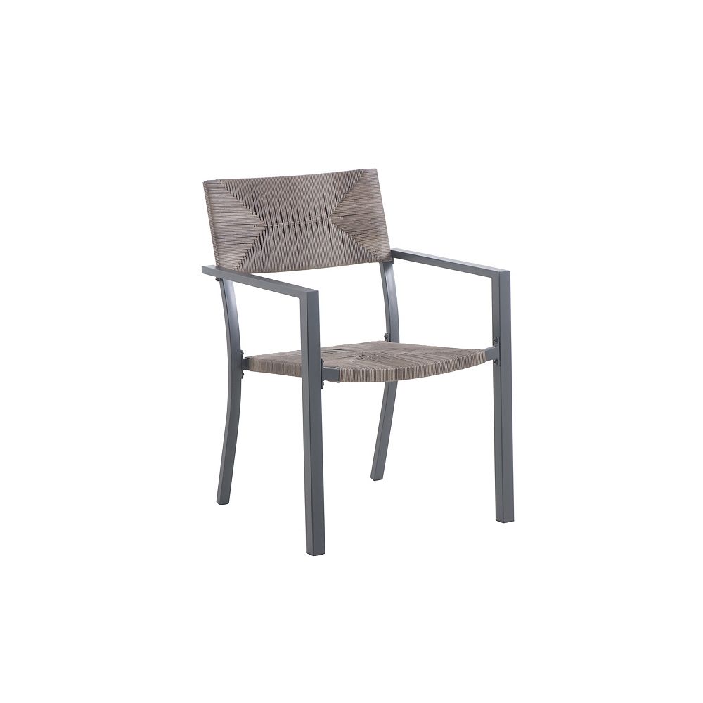 Stylewell Mix Match All Weather Wicker Stacking Patio Dining Chair The Home Depot Canada - Stackable Patio Dining Chairs Canada