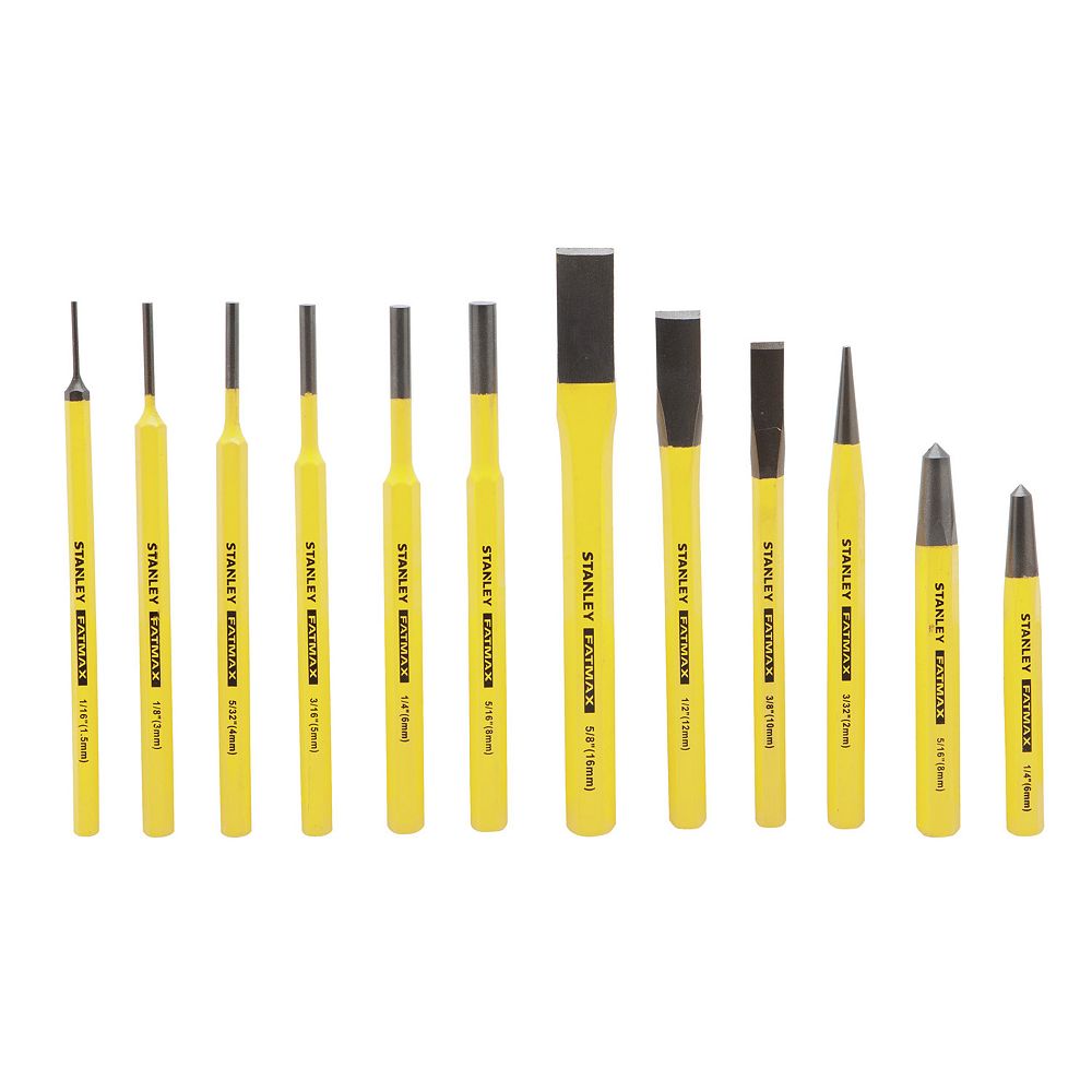 STANLEY FATMAX 12 PC Punch and Chisel Set The Home Depot Canada