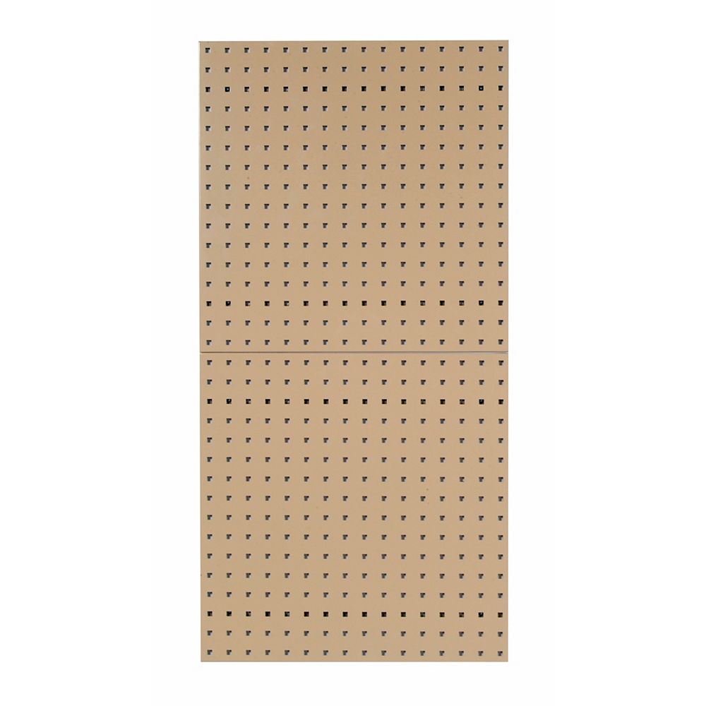 Triton (2) 24 In. W x 24 In. H x 9/16 In. D Tan Epoxy, 18 Gauge Steel