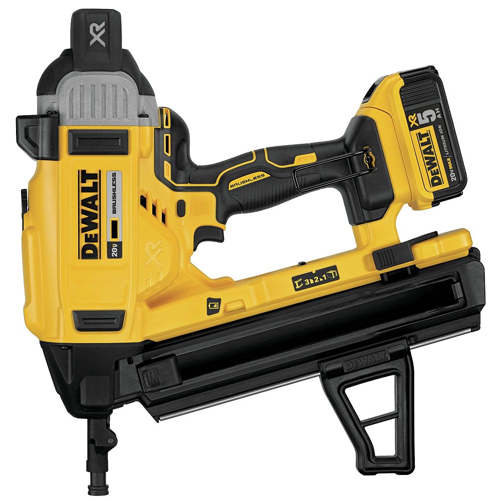 Dewalt 20V MAX XR CORDLESS CONCRETE NAILER KIT | The Home Depot Canada