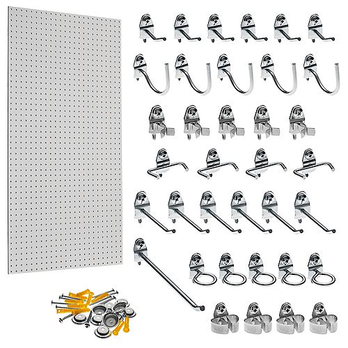 White Pegboards & Pegboard Hooks & More The Home Depot Canada