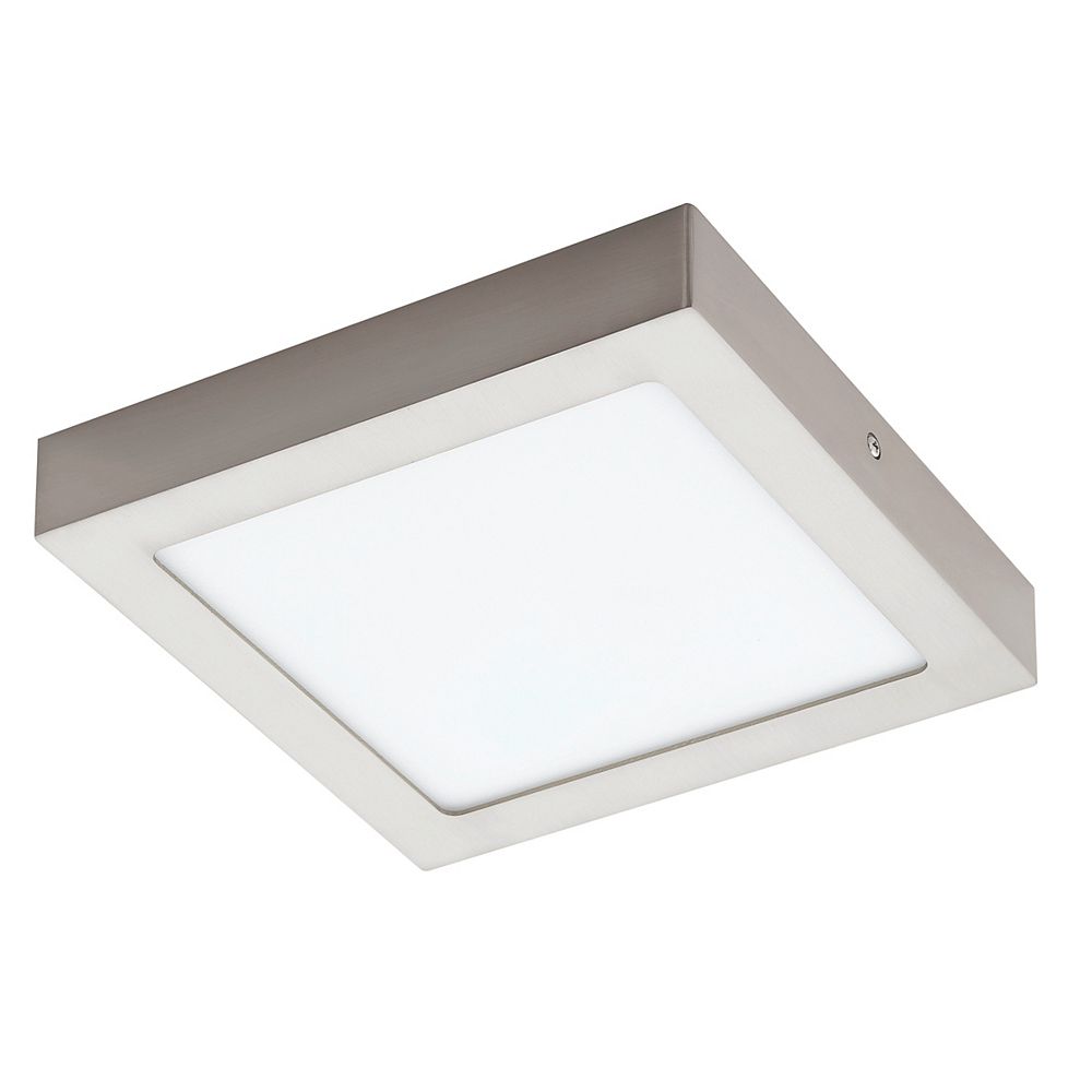 Eglo Fueva 1 Integrated LED Ceiling Light (9"), Matte Nickel The Home