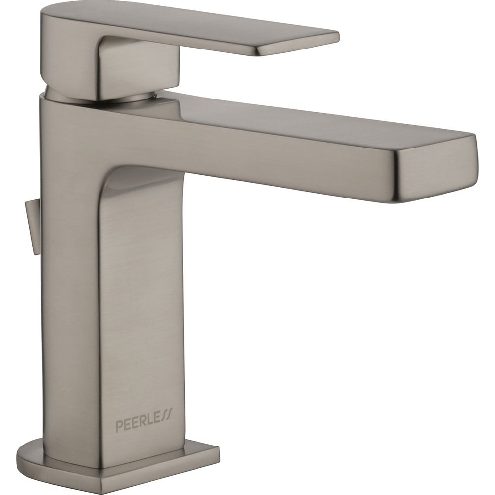Peerless Xander Single Handle Bathroom Faucet in Brushed Nickel The