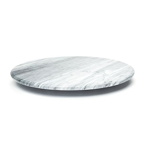 Marble Lazy Susan, White