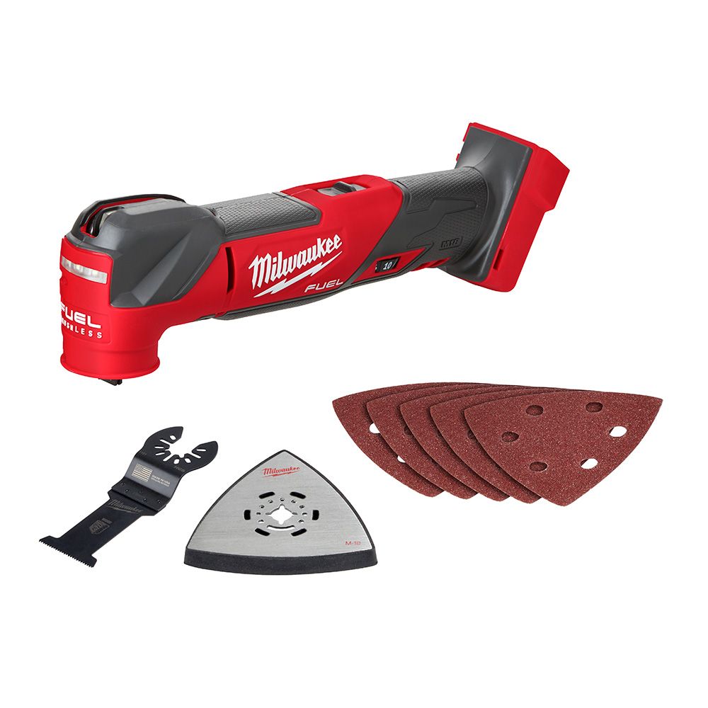 Milwaukee Tool M18 FUEL 18-Volt Lithium-Ion Cordless Brushless Oscillating Multi-Tool (Tool-Only)