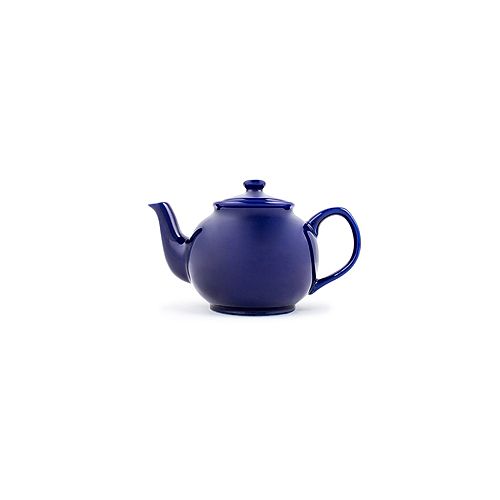 Blue Earthenware Teapot, 37 oz