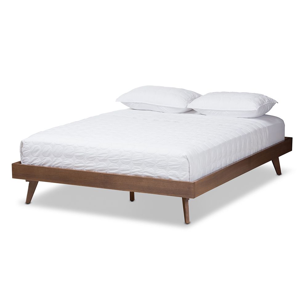 Baxton Studio Jacob Queen Bed Frame in 