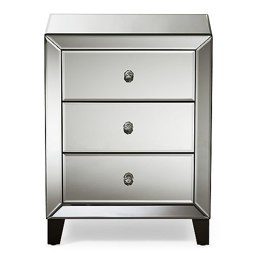 Nexera Nexera Alibi 1 Drawer Nightstand Walnut And Charcoal Grey The Home Depot Canada