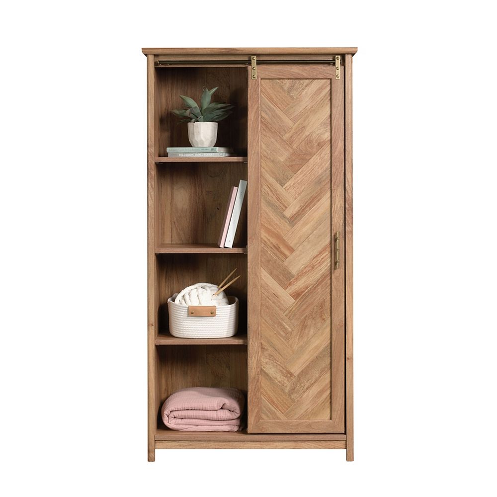 Sauder Sauder Coral Cape Storage Cabinet in Sindoori Mango ...