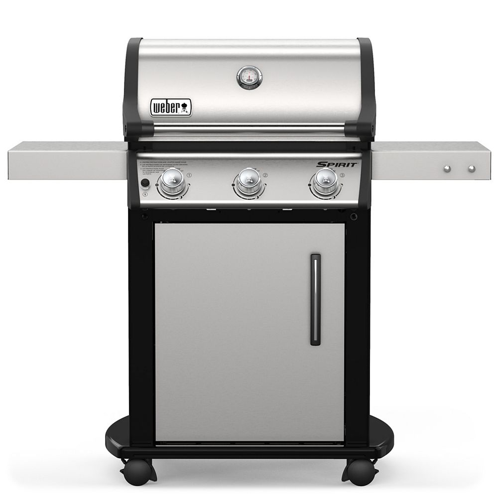 Weber Weber Spirit S-315 3-Burner Propane BBQ in Stainless Steel with ...