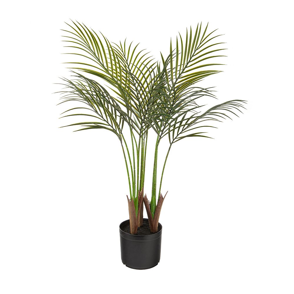 Naturae Décor Areca palm artificial 35in The Home Depot