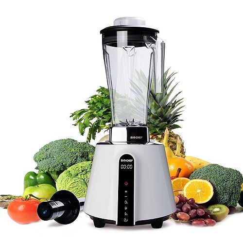 BIOCHEF LIVING FOOD BLENDER & KITCHEN MACHINE, POWERFUL, BRINGS YOU CLOSE TO NATURE(WHITE)