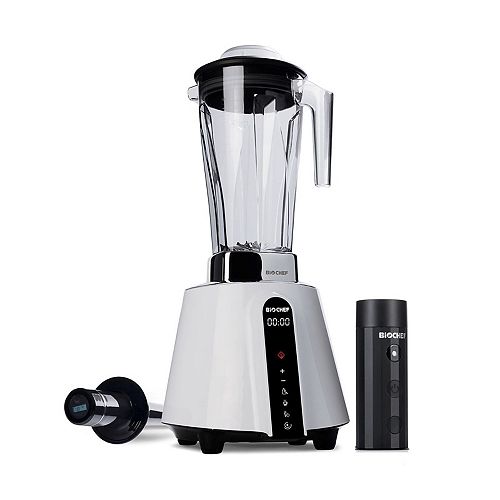 BIOCHEF LIVING FOOD VACUUM BLENDER, ALL-ROUND APPLIANCE WITH VACUUM BLENDING TECHNOLOGY(WHITE)