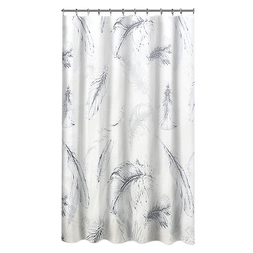 Cotton Shower Curtains The Home Depot, Hycroft Shower Curtain
