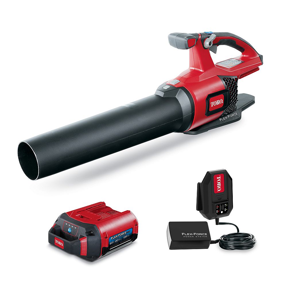 Toro 60V Max Cordless Electric 110 MPH 565 CFM Leaf Blower, 2.0 Ah