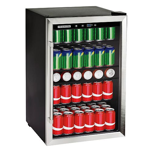 4.4 Cu. Ft. 126-Can Stainless Steel Beverage Center