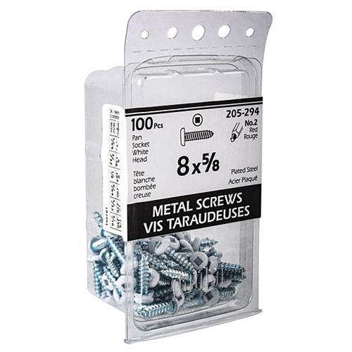 Sheet Metal Screws Screws The Home Depot Canada