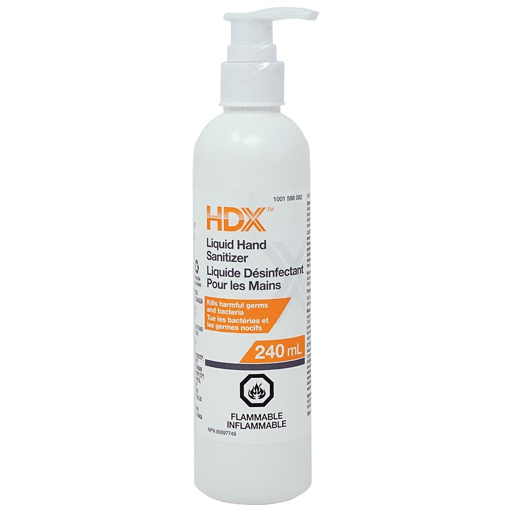 HDX 247 mL Liquid Hand Sanitizer The Home Depot Canada