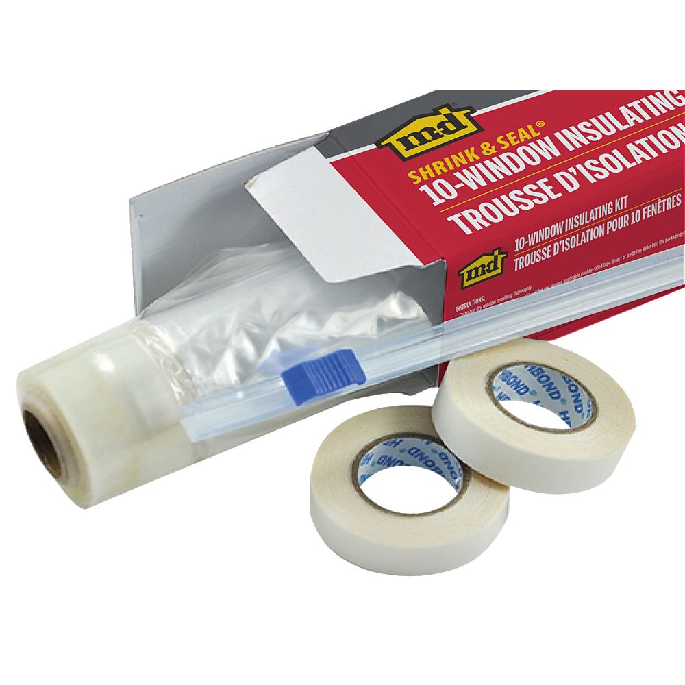 MD Building Products 62 inch X 400 inch Shrink & Seal 10 Window