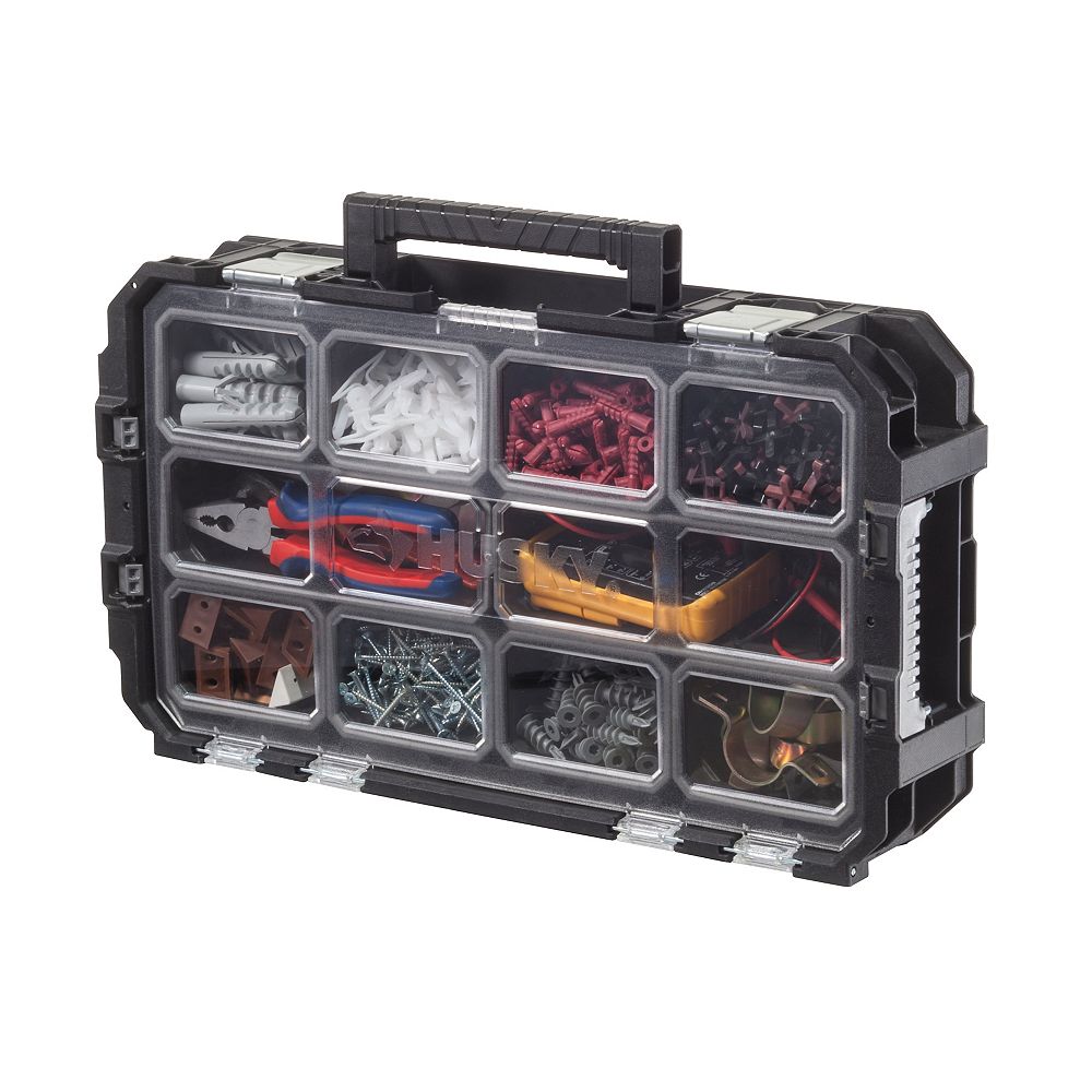 Husky Connect 10-Compartment Small Parts Organizer | The Home Depot Canada