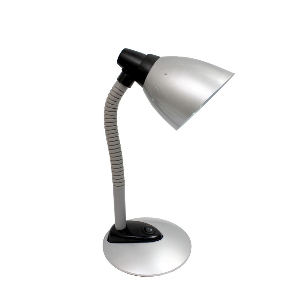 Simple Designs 16 4 Inch Silver Desk Lamp The Home Depot Canada   P 1001588600 