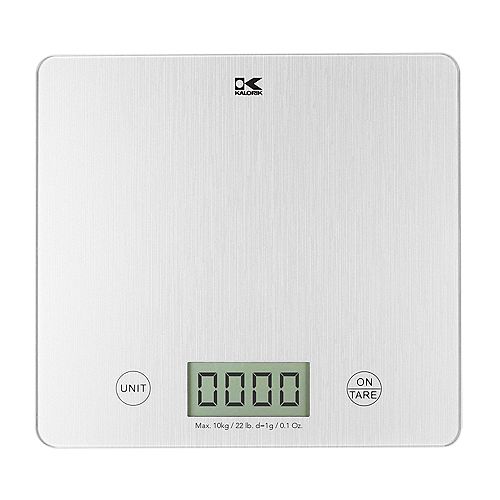 XL Silver Digital Kitchen Scale