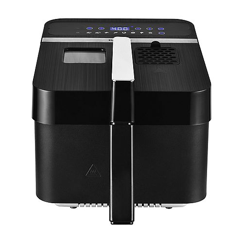 2-in-1 Digital Air and Deep Fryer, Black