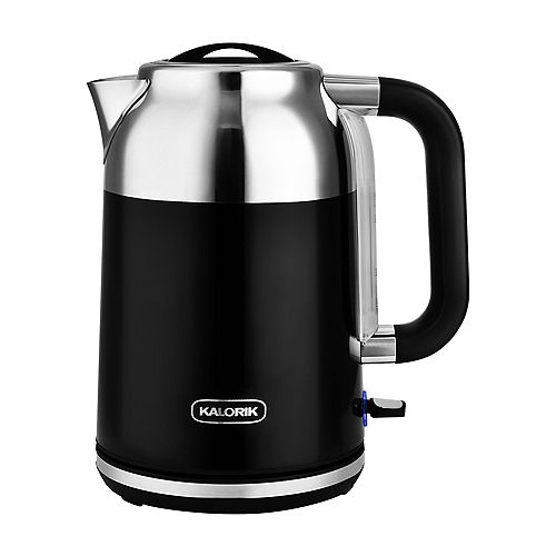 1.7 Liter Retro Electric Kettle, Black