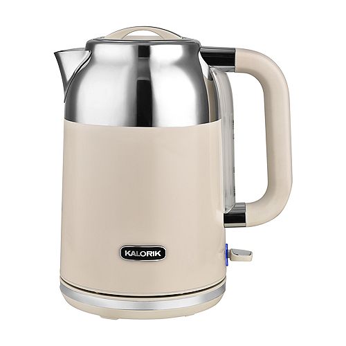 1.7 Liter Retro Electric Kettle, Cream