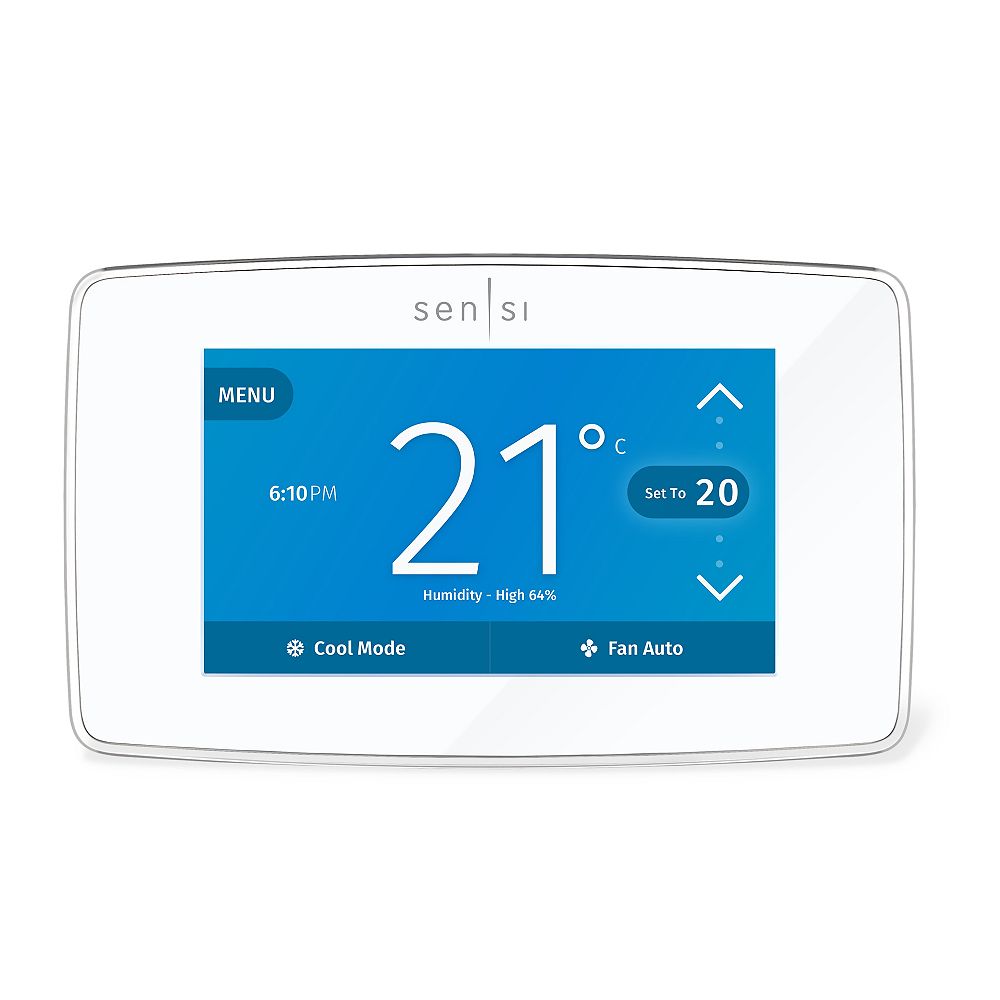 Emerson Sensi Touch Smart Thermostat | The Home Depot Canada