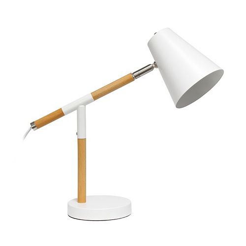 15.5-inch Matte White Desk Lamp