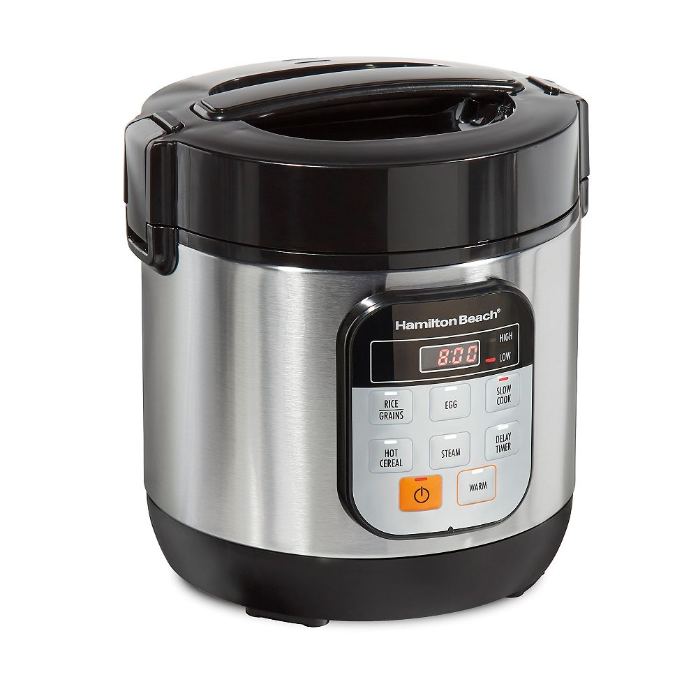 Hangman Compact Multi Cooker, 1.5 Quart, with Rice/Egg/Slow Cooker and ...