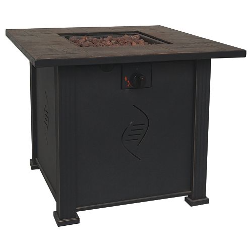 Bond Lari Steel Propane Fire Pit Table