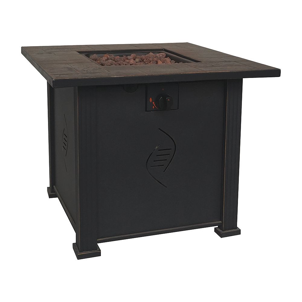 Bond Lari Steel Propane Fire Pit Table, Home Depot Propane Fire Pit Table