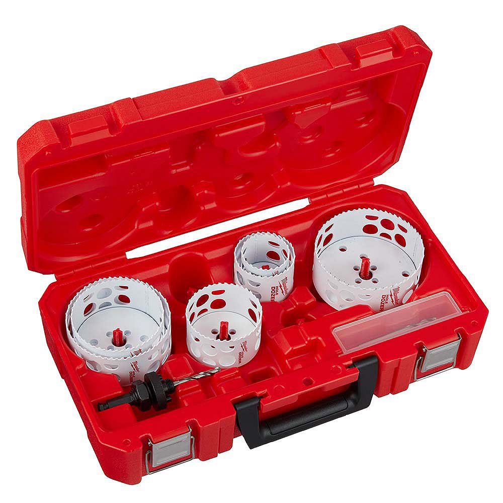 Milwaukee Tool Hole Dozer Electricians BiMetal Hole Saw Set (8Piece