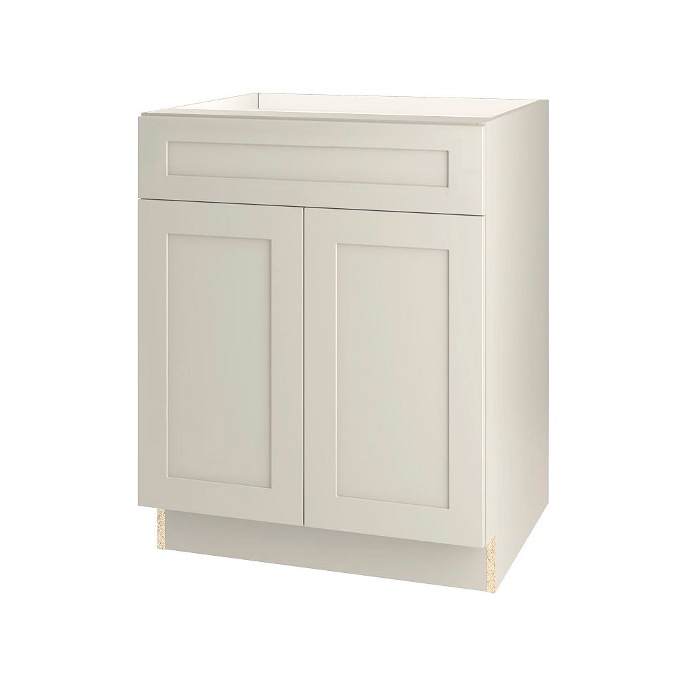 Thomasville Nouveau Rhett 27 Inch W X 34 6 Inch H X 24 Inch D Shaker Style Assembled Kitch The Home Depot Canada