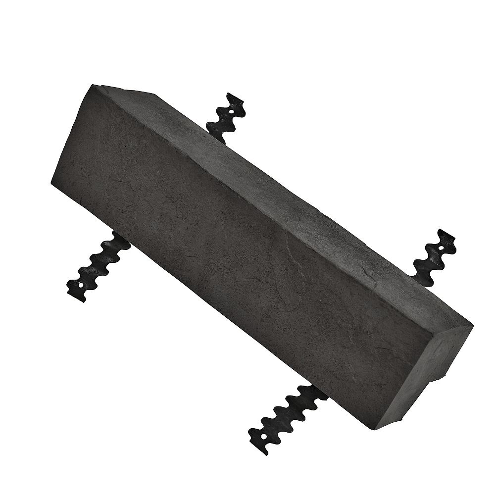 Clipstone Clipstone Universal Trim Stone Black | The Home Depot Canada