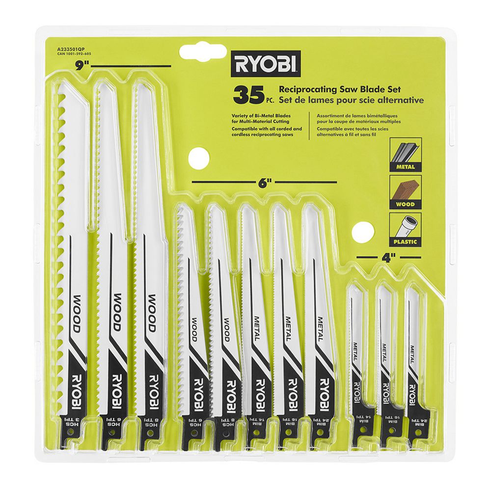RYOBI Reciprocating Saw Blade Set (35Piece) The Home Depot Canada