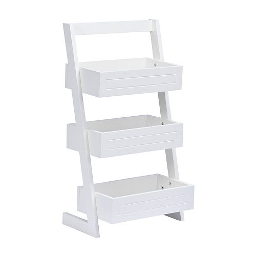 Cary I 15.5 inch W Shelf Unit in White