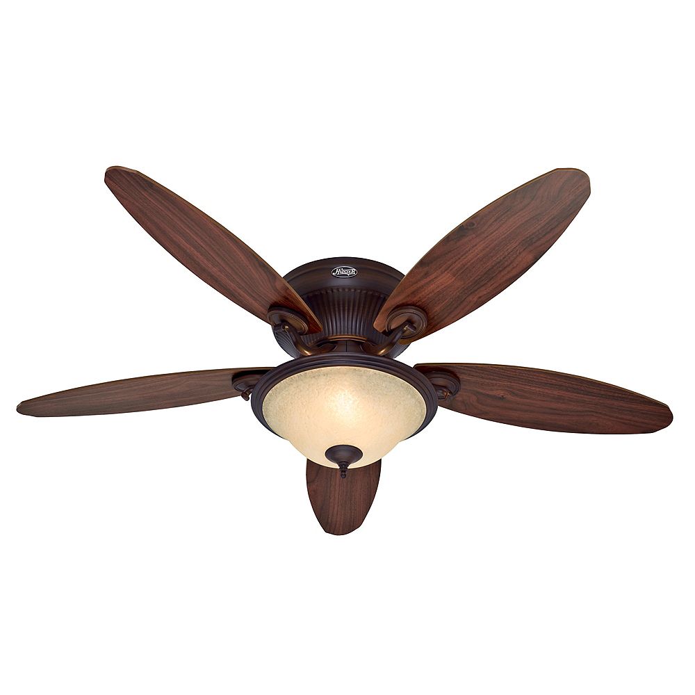 Hunter Jamestown 52-inch Indoor Cocoa Ceiling Fan with Light | The Home