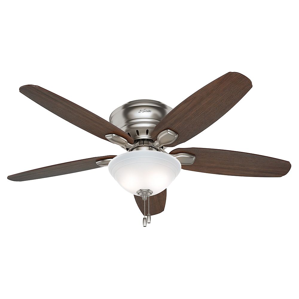 Hunter Fremont 52 Inch Indoor Brushed Nickel Low Profile Ceiling Fan