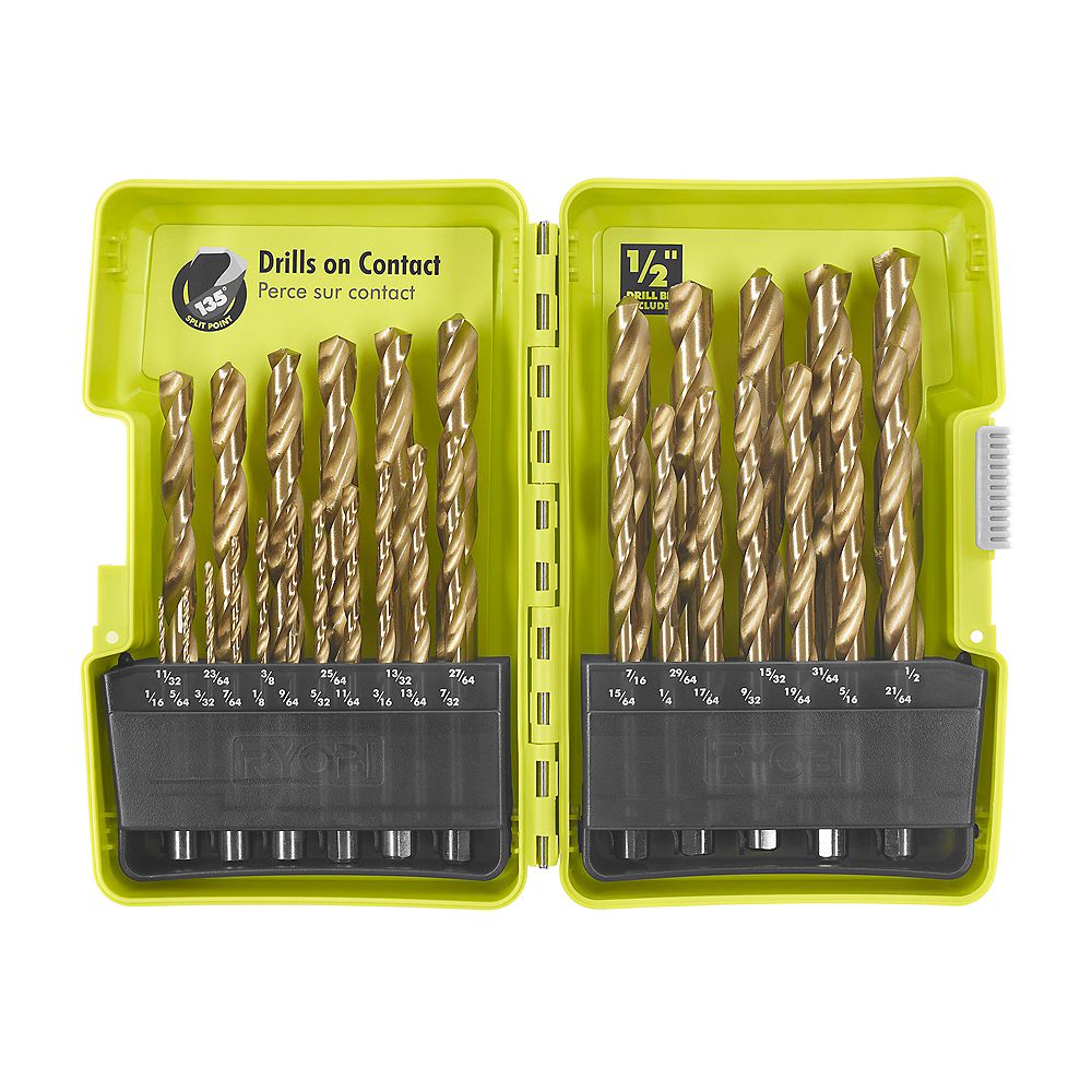 RYOBI Titanium Drill Bit Set (29Piece) The Home Depot Canada