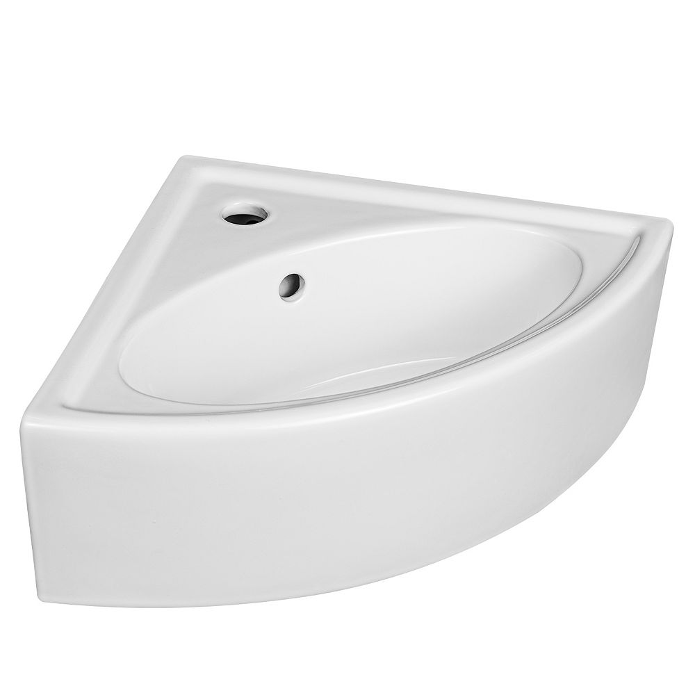 Glacier Bay Rounded Corner Sink with Single Hole Drilling