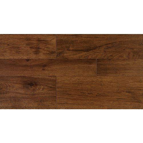 Cassonade 1/2-inch x 5-inch x R/L Click Engineered Hickory Flooring (25.83 sq. ft./case) Sample