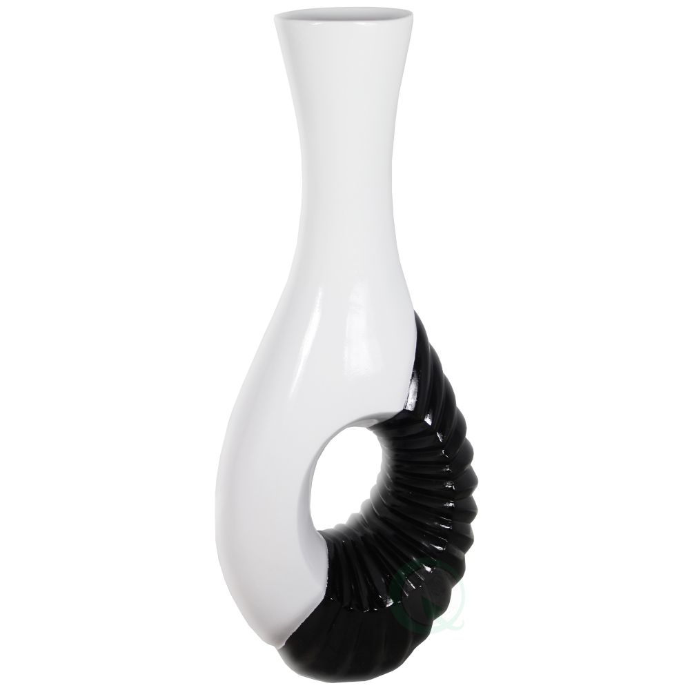 Uniquewise Modern Black and White Large Floor Vase 43 Inch The Home