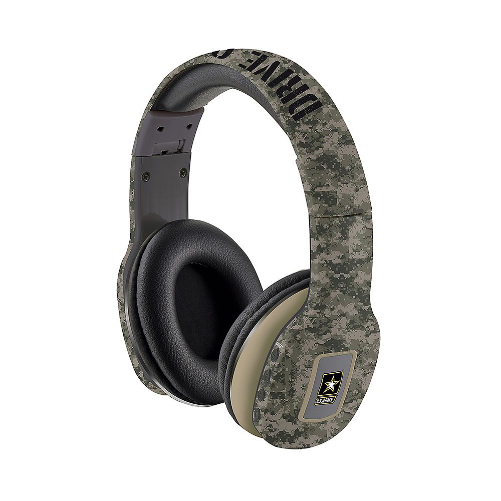 U.S. Army Gaming Over Ear Wireless Bluetooth Headset Army Green The